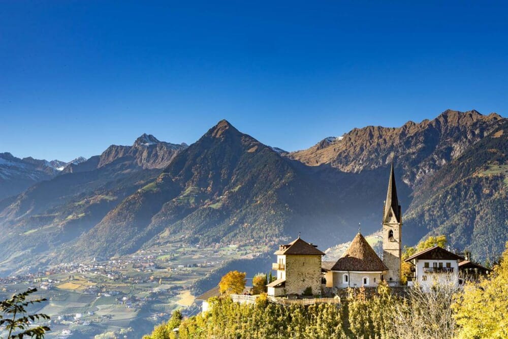 entfernung lana tirol nach meran mit fahrrad