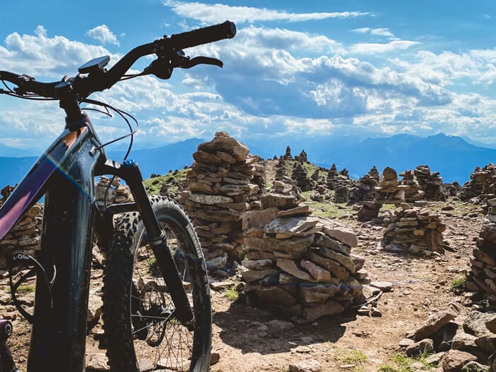 E-Bike Tour zu den stoanernen Mandln ab Meran 